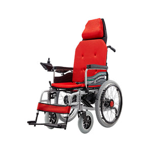 High Backrest Steel Electric Wheelchair for Elderly
