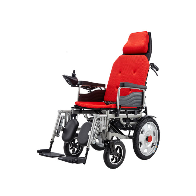 2023 High Backrest Steel Electric Wheelchair for Elderly