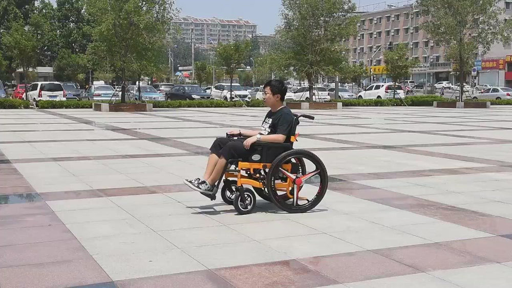 
                
                    Load and play video in Gallery viewer, Baichen Sport Electric Wheelchair
                
            