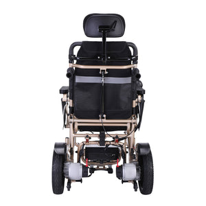 Manual Reclining Backrest Aluminum Alloy Electric Wheelchair, BC-EA7001MR
