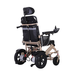 Manual Reclining Backrest Aluminum Alloy Electric Wheelchair, BC-EA7001MR