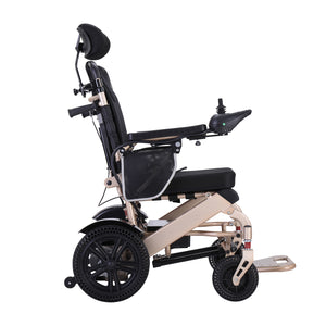 Manual Reclining Backrest Aluminum Alloy Electric Wheelchair, BC-EA7001MR