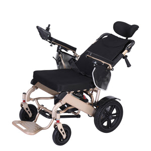 Manual Reclining Backrest Aluminum Alloy Electric Wheelchair, BC-EA7001MR