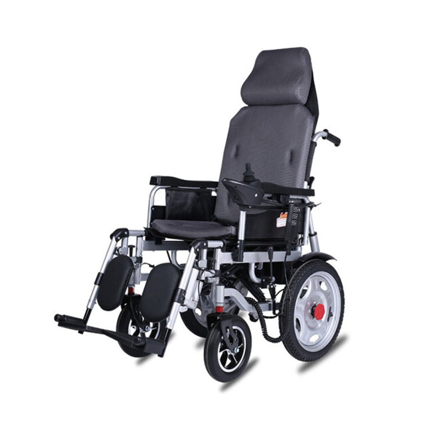 
                
                    Load image into Gallery viewer, 2023 High Backrest Steel Electric Wheelchair for Elderly
                
            
