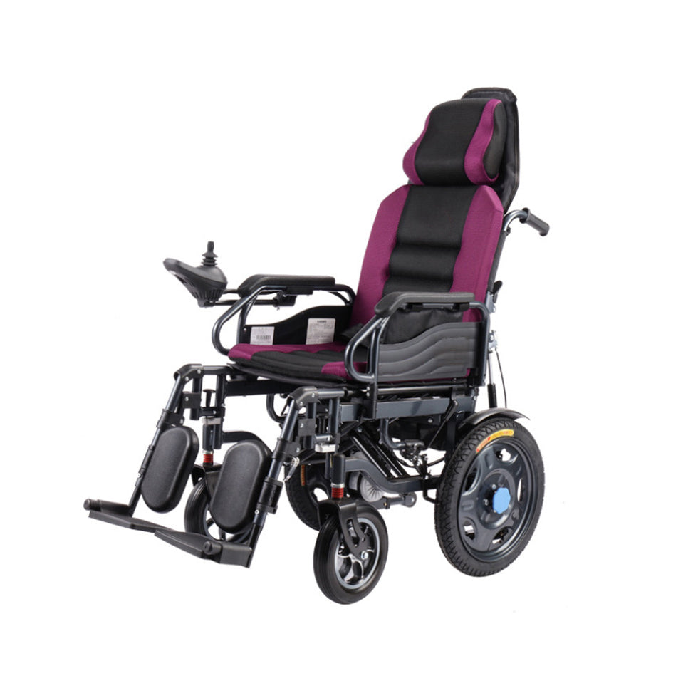 
                
                    Load image into Gallery viewer, 2023 High Backrest Steel Electric Wheelchair for Elderly
                
            